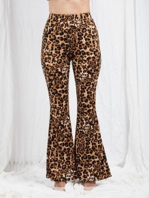 Pantalón Simona Leopardo Oscuro